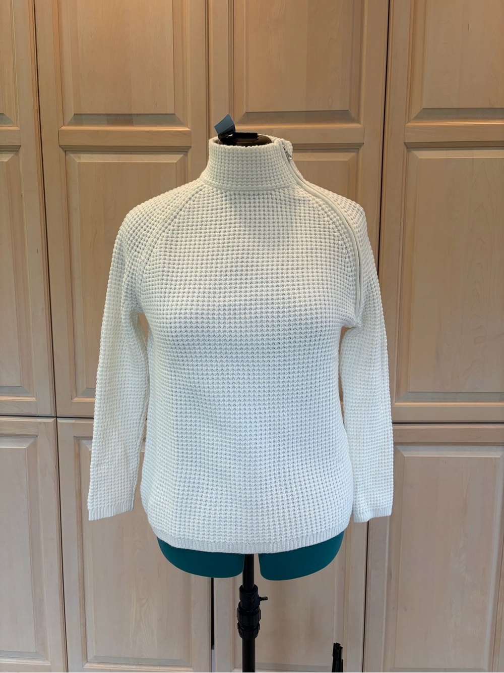 Ann Taylor Waffle Knit Turtleneck Sweater